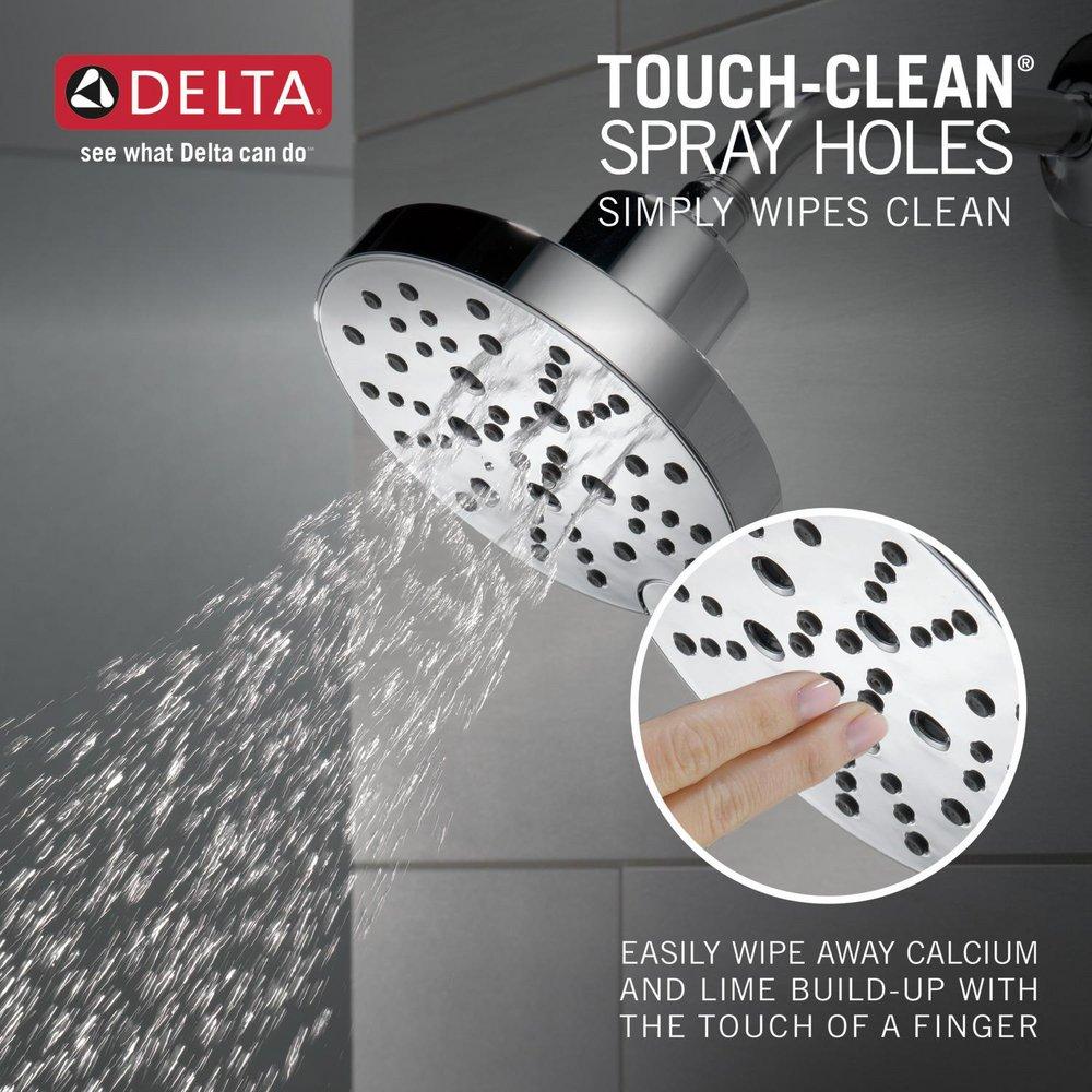 Delta Faucet Lumicoat Chrome Single Handle Multi Function Shower Faucet (Trim Only) 