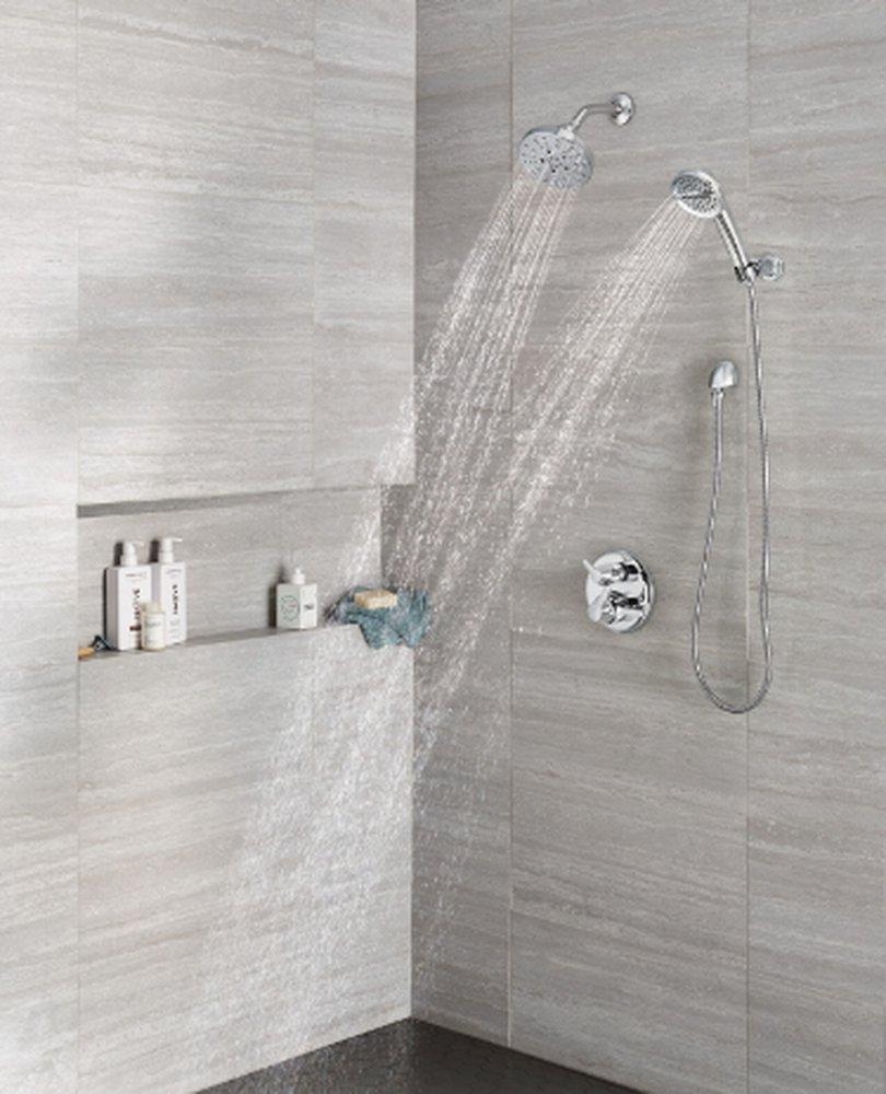 Delta Faucet Lumicoat Chrome Two Handle Pressure Balancing Valve Trim 