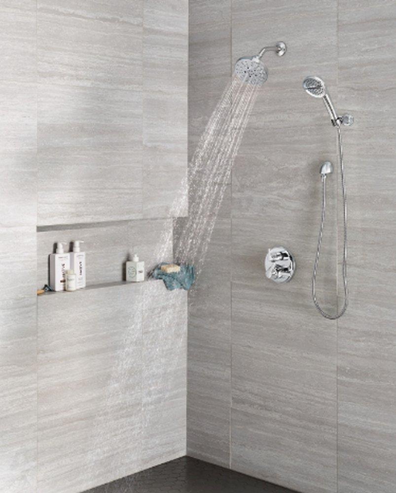 Delta Faucet Lumicoat Chrome Two Handle Pressure Balancing Valve Trim 