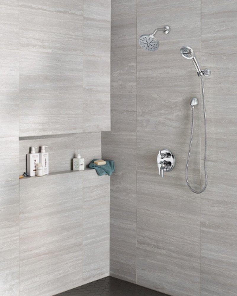 Delta Faucet Lumicoat Chrome Two Handle Pressure Balancing Valve Trim 