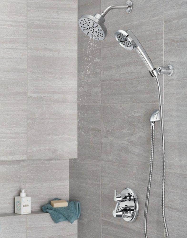 Delta Faucet Lumicoat Chrome Two Handle Pressure Balancing Valve Trim 