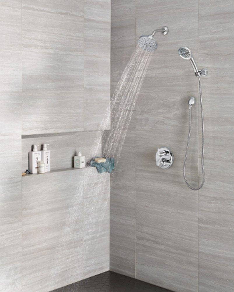 Delta Faucet Lumicoat Chrome Two Handle Pressure Balancing Valve Trim 