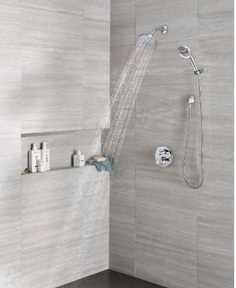 Delta Faucet Lumicoat Chrome Two Handle Pressure Balancing Valve Trim 