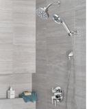 Delta Faucet Lumicoat Chrome Two Handle Pressure Balancing Valve Trim 