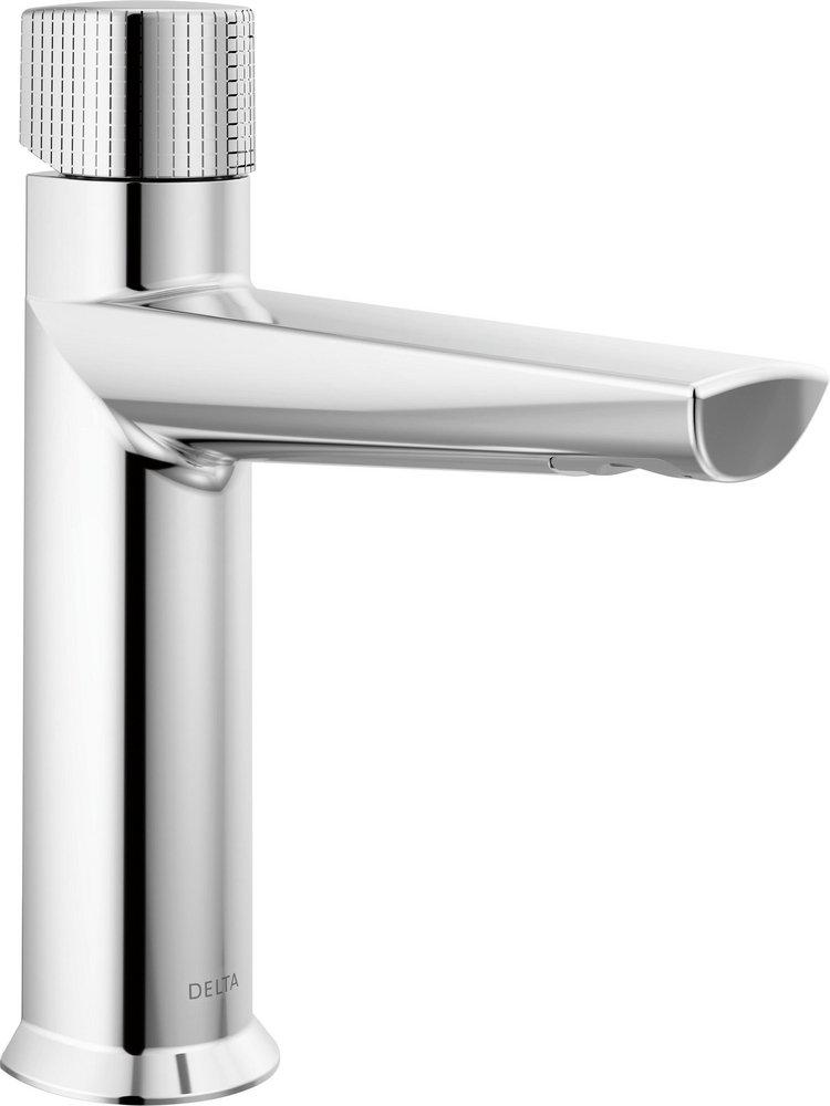 Single Handle Monoblock Bathroom Sink Faucet in Lumicoat Chrome 