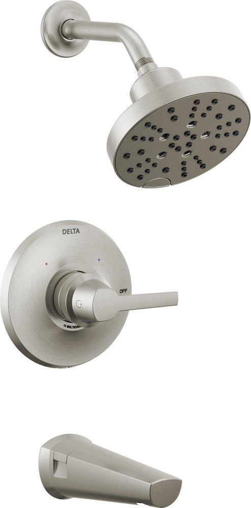 CCY 1.75 GPM GALEON 14S TUB SHOWER TRIM WITH H2OKINETIC LUMICOAT STAINLESS 