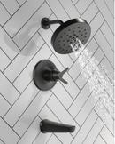 Delta Faucet Matte Black Single Handle Multi Function Bathtub & Shower Faucet (Trim Only) 