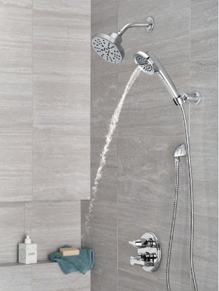 Delta Faucet Lumicoat Chrome Two Handle Pressure Balancing Valve Trim 