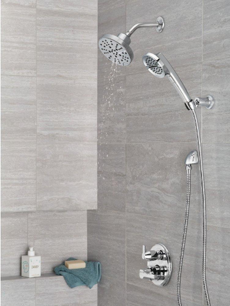 Delta Faucet Lumicoat Chrome Two Handle Pressure Balancing Valve Trim 