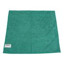 16 x 16 in. Microfiber Cleaning Cloth in Green (Pack of 12)