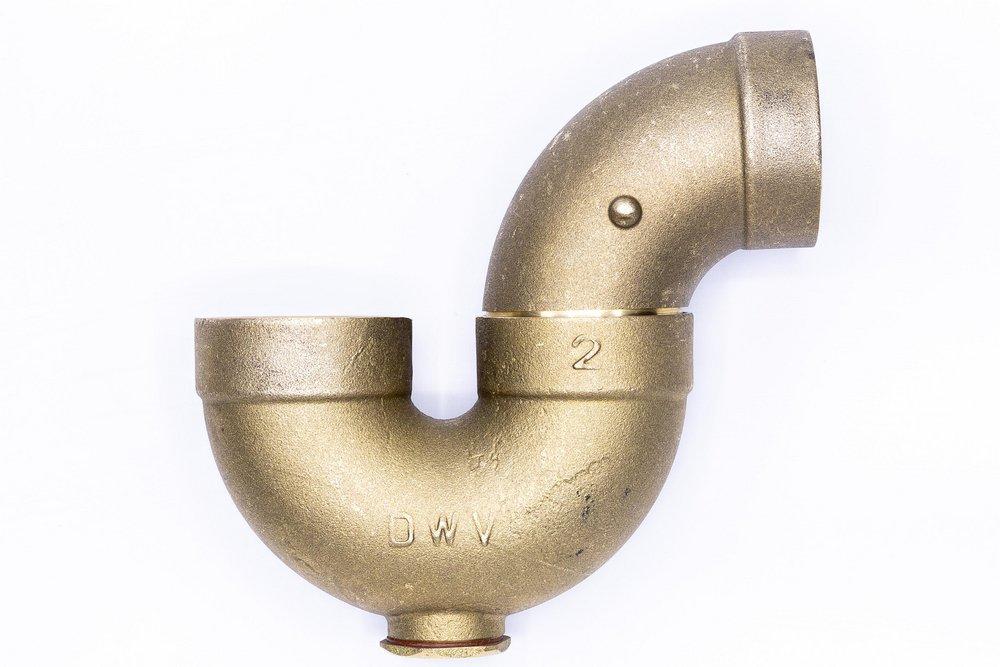 2 in. Brass P-Trap 