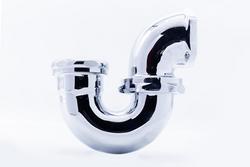 1-1/2 in. Cast Brass Sink Trap in Polished Chrome