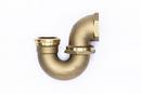 1-1/2 in. Cast Brass Sink Trap in Rough Brass