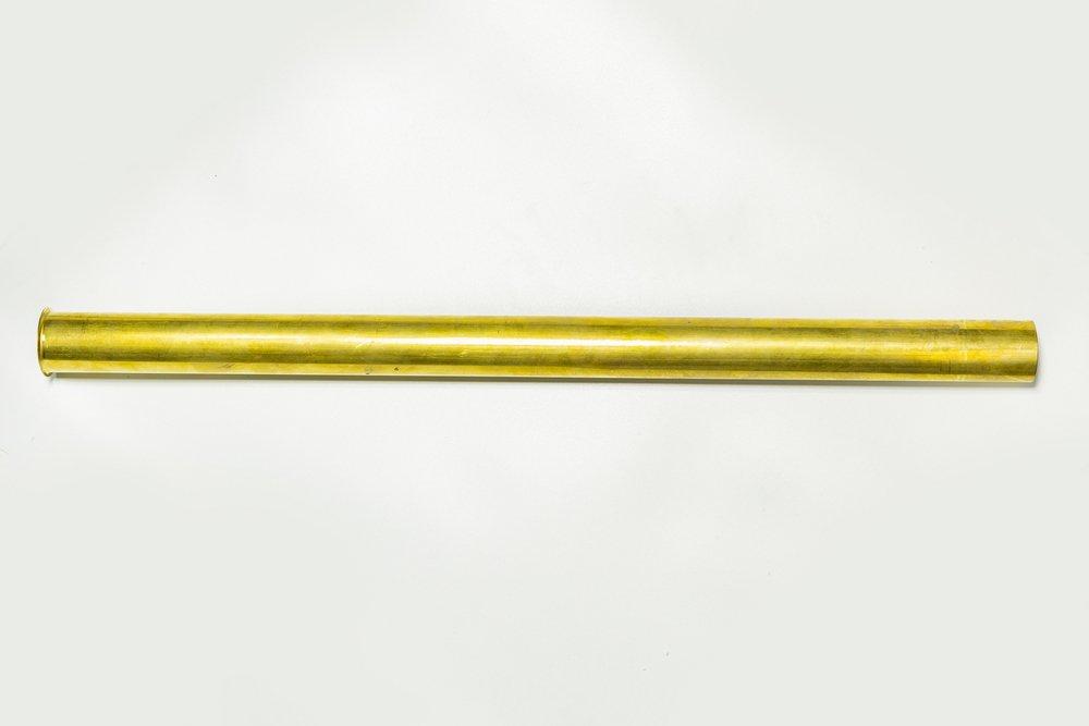 24 in. 22 ga Flanged Sink Tailpiece in Unfinished 