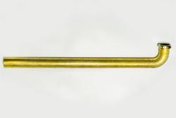 24 in. 22 ga Slip-Joint Waste Arm in Rough Brass