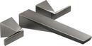 Two Handle Wall Mount Tub Filler in Lumicoat™ Black Stainless