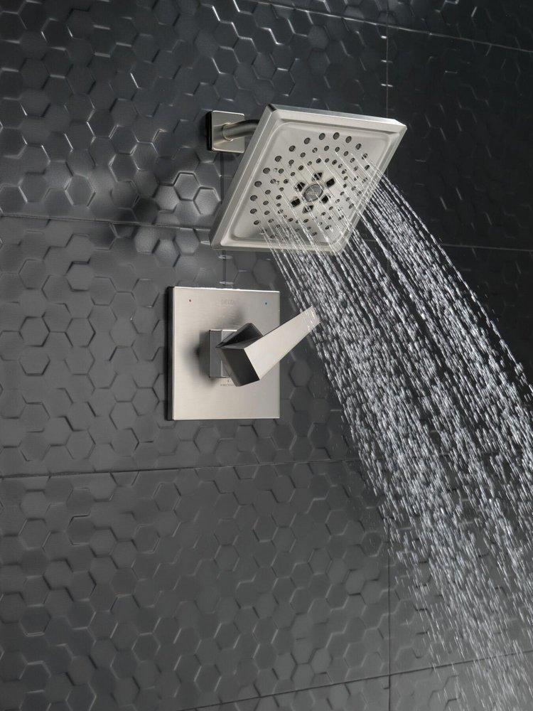 Delta Faucet Lumicoat Stainless Single Handle Multi Function Shower Faucet (Trim Only) 