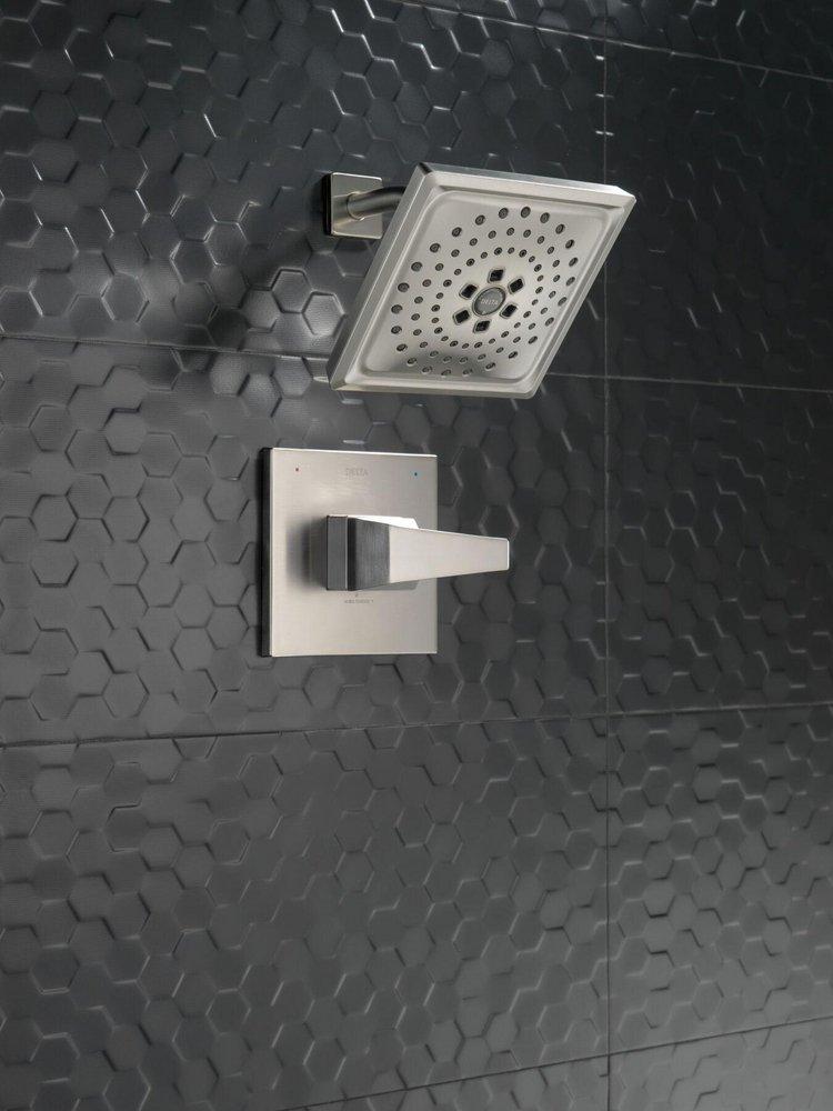 Delta Faucet Lumicoat Stainless Single Handle Multi Function Shower Faucet (Trim Only) 