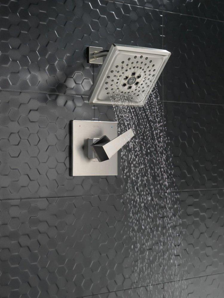 Delta Faucet Lumicoat Stainless Single Handle Multi Function Shower Faucet (Trim Only) 