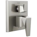 Two Handle Pressure Balancing Valve Trim in Lumicoat™ Stainless