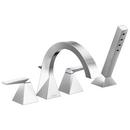 CCY 4-HOLE ROMAN TUB W/ HANDSHOWER TRIM CHROME CP 