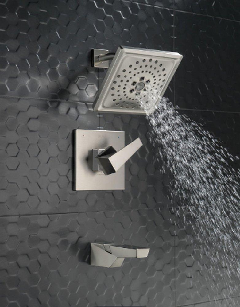 Delta Faucet Lumicoat Stainless Single Handle Multi Function Bathtub & Shower Faucet (Trim Only) 