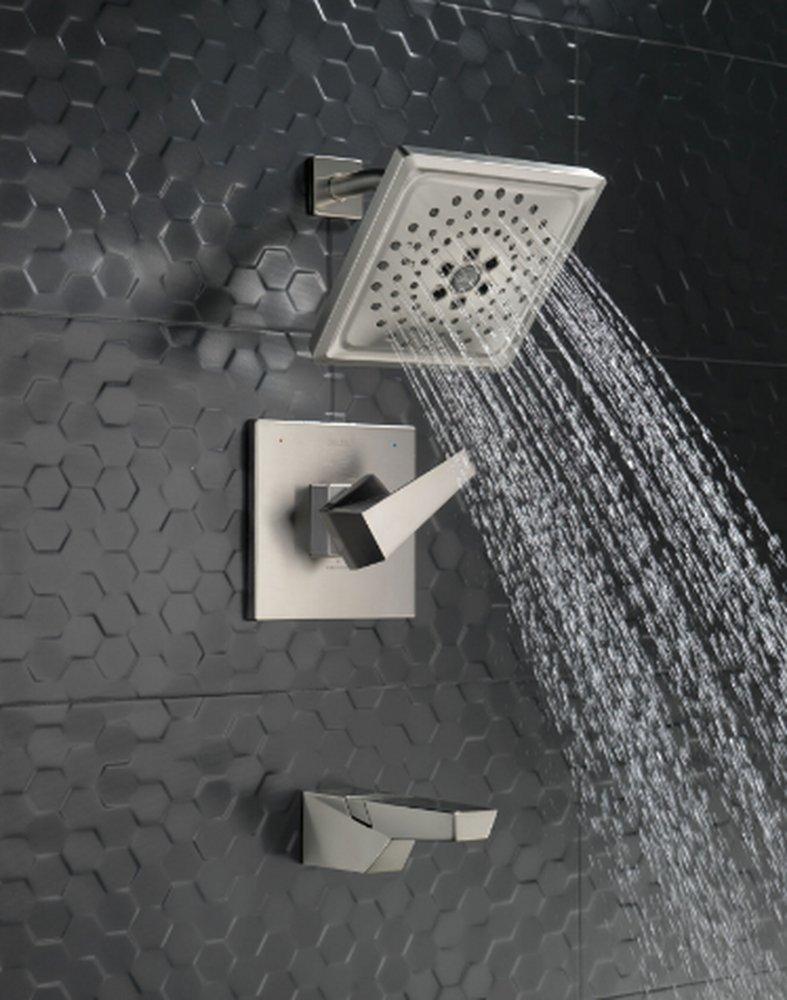 Delta Faucet Lumicoat Stainless Single Handle Multi Function Bathtub & Shower Faucet (Trim Only) 
