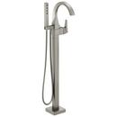 CCY FLOOR MOUNT TUB FILLER TRIM STAINLESS SS 