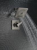 Delta Faucet Lumicoat Black Stainless Single Handle Multi Function Shower Faucet (Trim Only) 