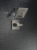 Delta Faucet Lumicoat Black Stainless Single Handle Multi Function Shower Faucet (Trim Only) 