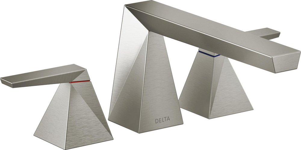 Delta Faucet Lumicoat Stainless Two Handle Roman Tub Faucet Only (Trim Only) 