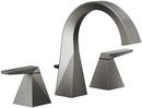 Two Handle Widespread Bathroom Sink Faucet in Lumicoat® Black Stainless