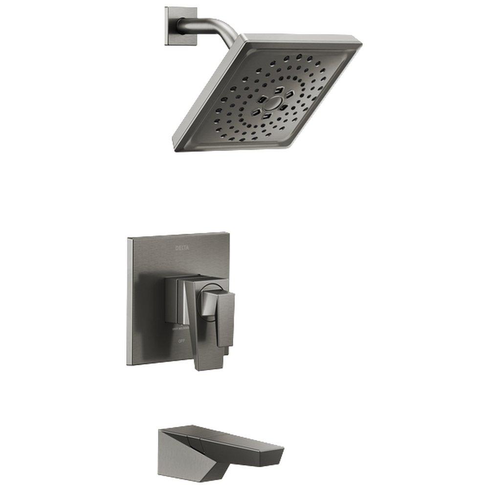 CCY 17 SERIES H2OKINETIC TUB SHOWER TRI BLACK STAINLESS BLST 