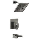Two Handle Multi Function Bathtub & Shower Faucet in Lumicoat® Black Stainless (Trim Only)