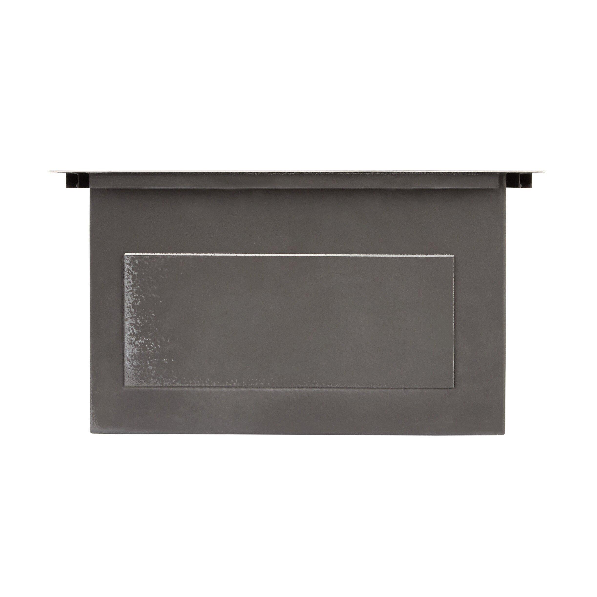 Signature Hardware Stainless Steel 1-Hole Dual Mount Bar Sink 
