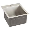 Signature Hardware Stainless Steel 1-Hole Dual Mount Bar Sink 