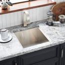 Signature Hardware Stainless Steel 1-Hole Dual Mount Bar Sink 
