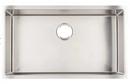 Signature Hardware Stainless Steel 29 x 18-1/2 in. No-Hole Single Bowl Undermount Kitchen Sink 