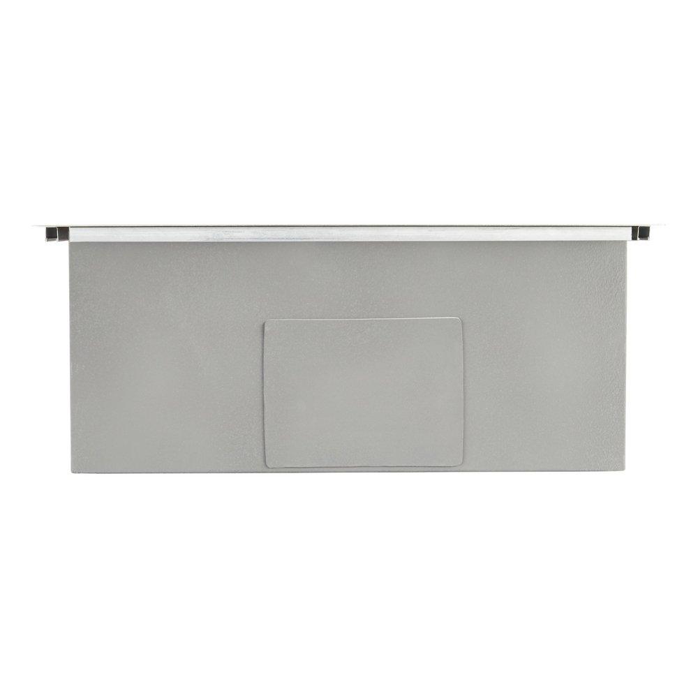 Signature Hardware Stainless Steel 25 x 22 in. Stainless Steel Single Bowl Dual Mount Kitchen Sink 