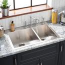 33 in. Dual Mount Stainless Steel Double Bowl Kitchen Sink