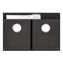 Signature Hardware Stainless Steel 33 x 22 in. Stainless Steel Double Bowl Dual Mount Kitchen Sink 