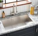 Signature Hardware Stainless Steel 33 x 22 in. Single Bowl Dual Mount Kitchen Sink in Stainless Steel 