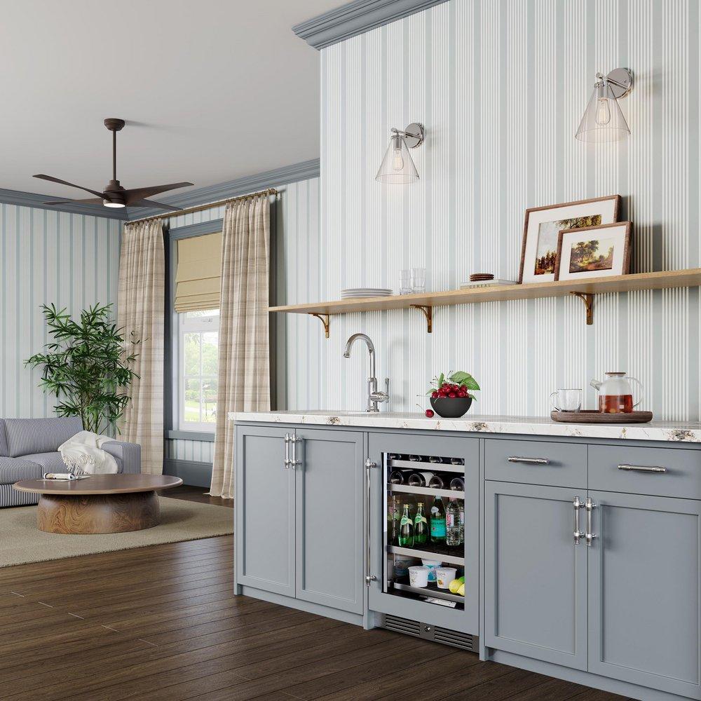 Signature Hardware Stainless Steel 16-3/8 in. Single Bowl Undermount Bar Sink 