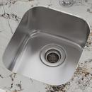 Signature Hardware Stainless Steel 16-3/8 in. Single Bowl Undermount Bar Sink 