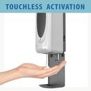 Sensor Sanitizer Dispenser with Wall Mount and Drip Tray 
