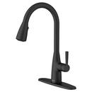 American Standard Matte Black Single Handle Pull Down Kitchen Faucet 
