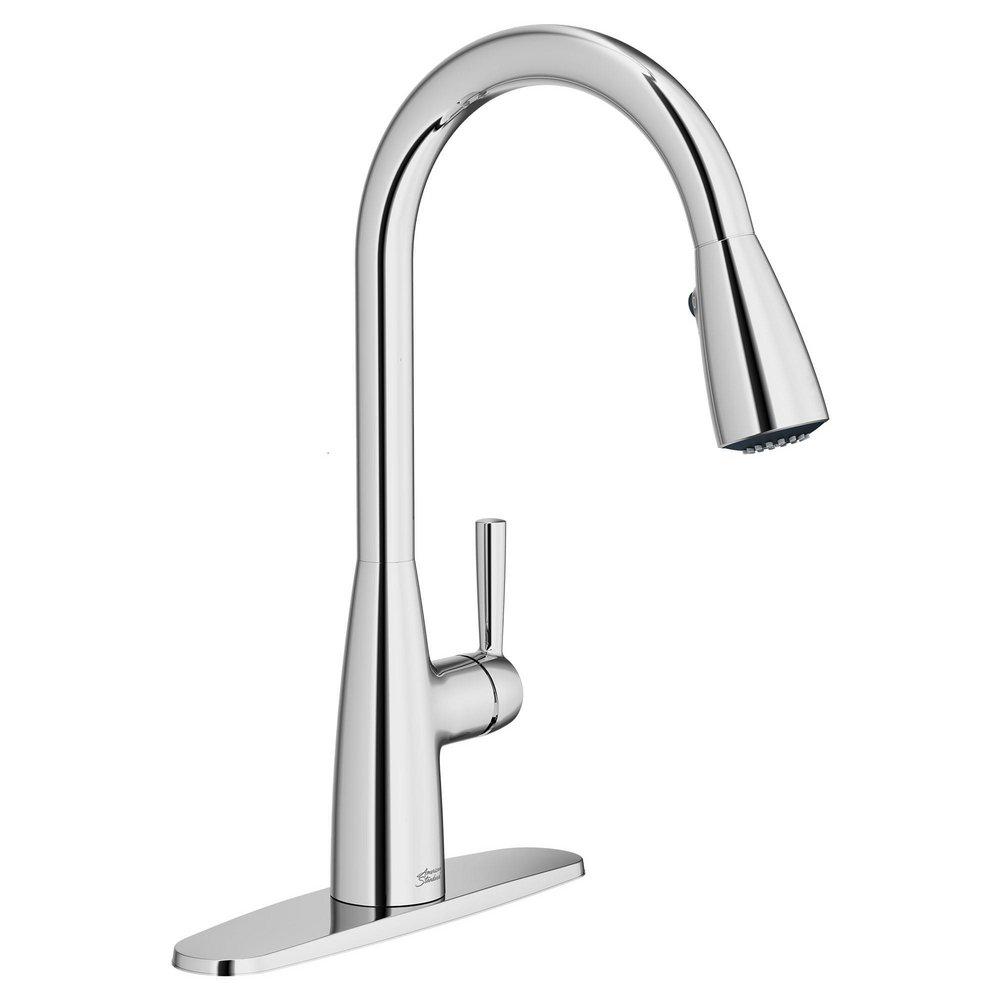 American Standard Polished Chrome Single Handle Pull Down Kitchen Faucet 