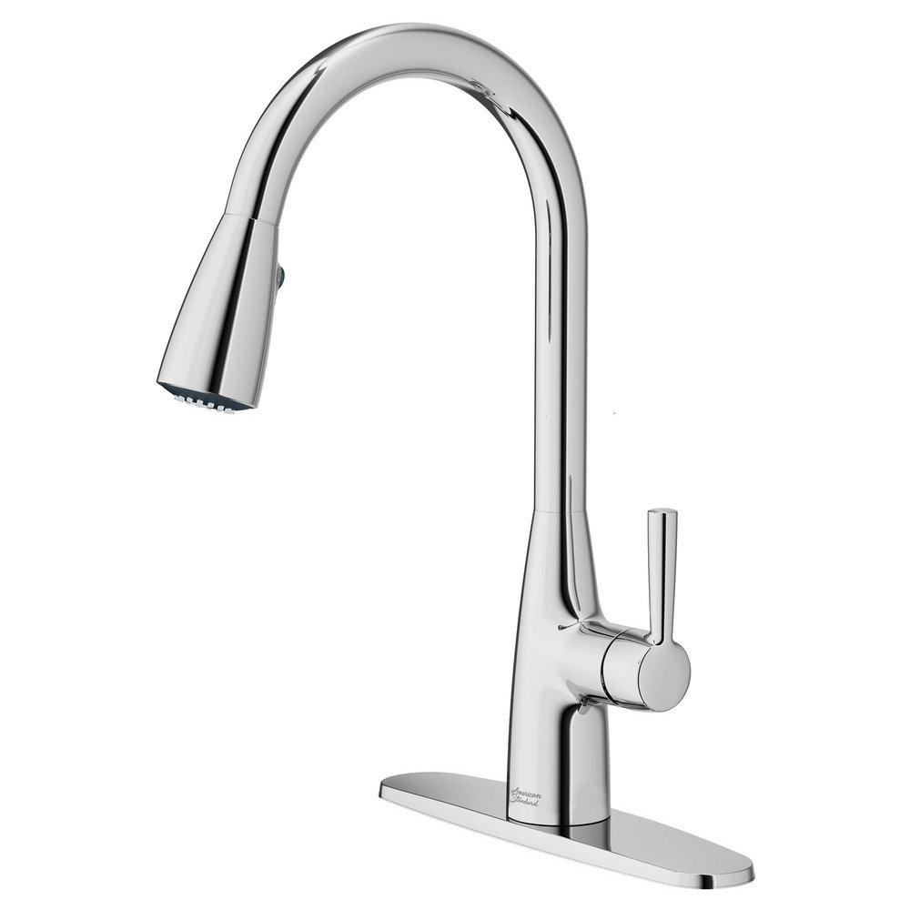 American Standard Polished Chrome Single Handle Pull Down Kitchen Faucet 