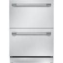 Thermador Stainless Steel 4.4 cu. ft. Compact, Double Drawer and Undercounter Refrigerator