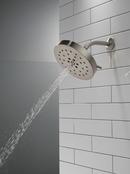 Delta Faucet Lumicoat Stainless Multi Function H2Okinetic&reg; PowerDrench&trade; Spray, Massage, H2Okinetic&reg; UltraSoak&trade; Spray and Pause Showerhead 